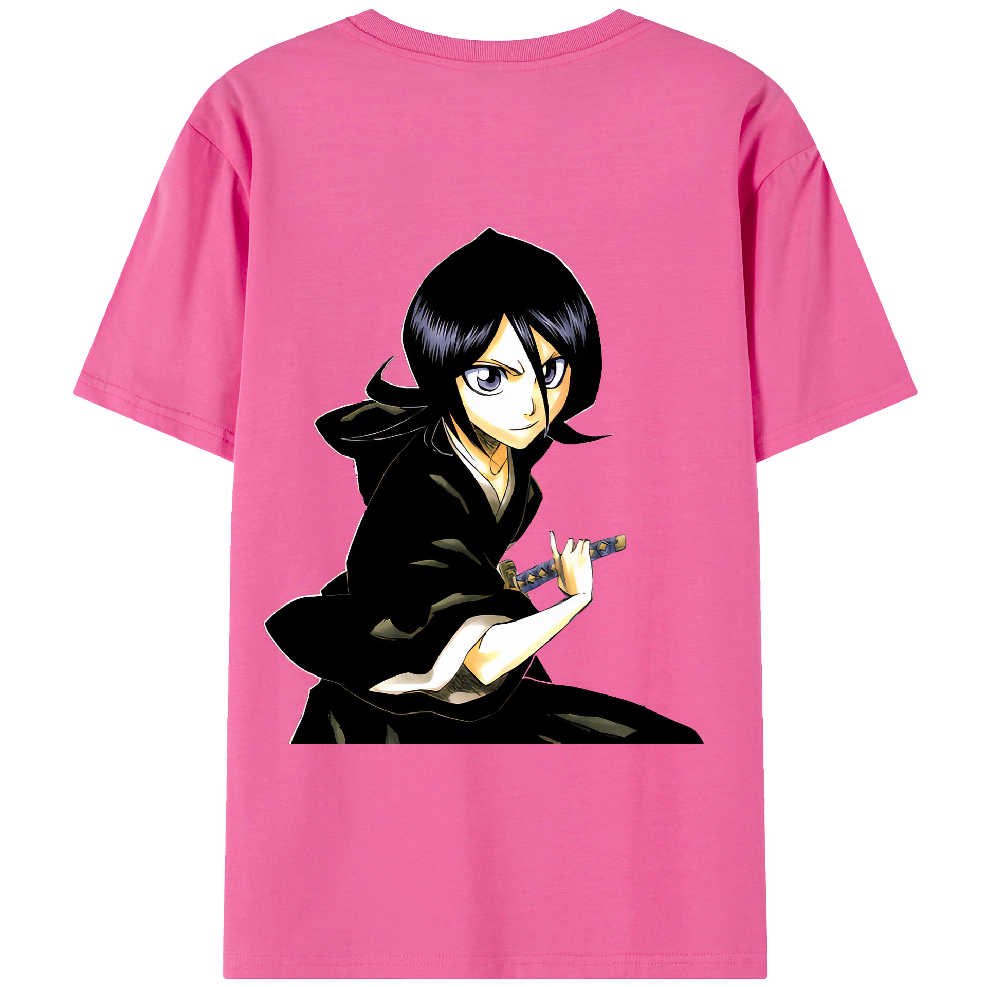 （画像用） ブリーチ 朽木ルキア BLEACH Kuchiki Rukia レディース半袖Tシャツ(バックプリント)